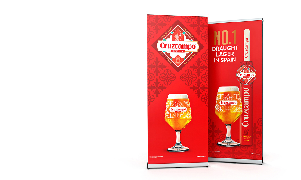 Double sided pull up banners to make your display visible from every angle. 24 hour UK dispatch.