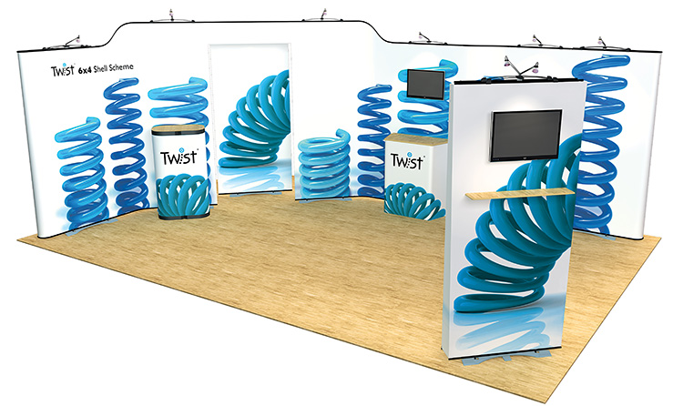 Twist Modular Display Stand