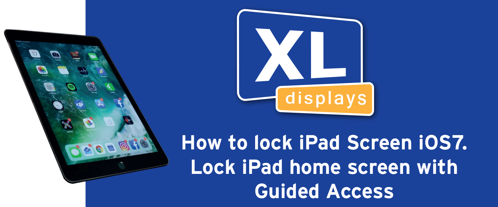 How to lock iPad Screen iOS7. Lock iPad home screen with Guided Access