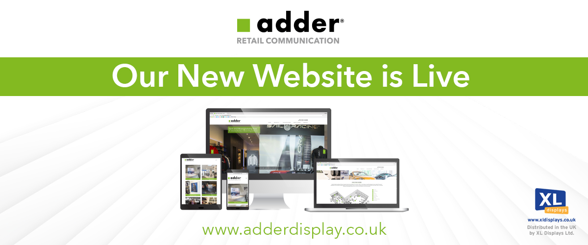 XL Displays Launches Brand New Adder Retail Displays Website