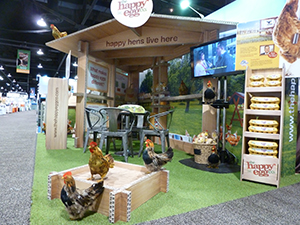 Happy Egg Company Branded Display Stand