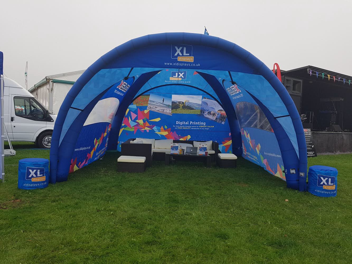 XL Displays Branded X-GLOO Event Tent