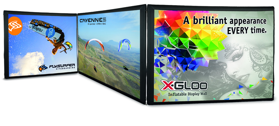 X-GLOO Inflatable Display Wall